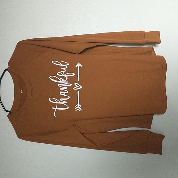NWOT | "Thankful" Long Sleeve T-shirt - Picture 5 of 6